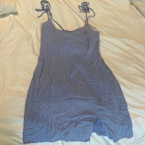 Abercrombie & Fitch mini dress. Never worn. Periwinkle color w adjustable straps